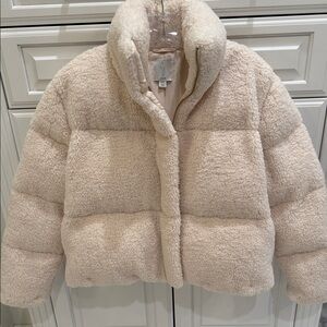 Joie Cream Teddy Jacket